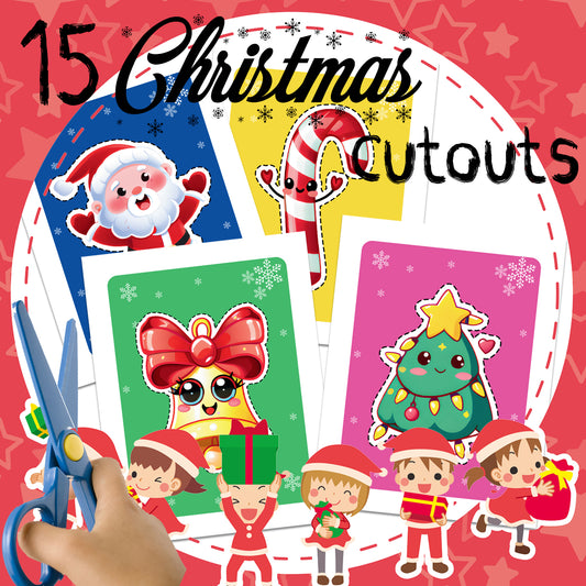 Downloadable Printable Christmas Cutouts for Kids