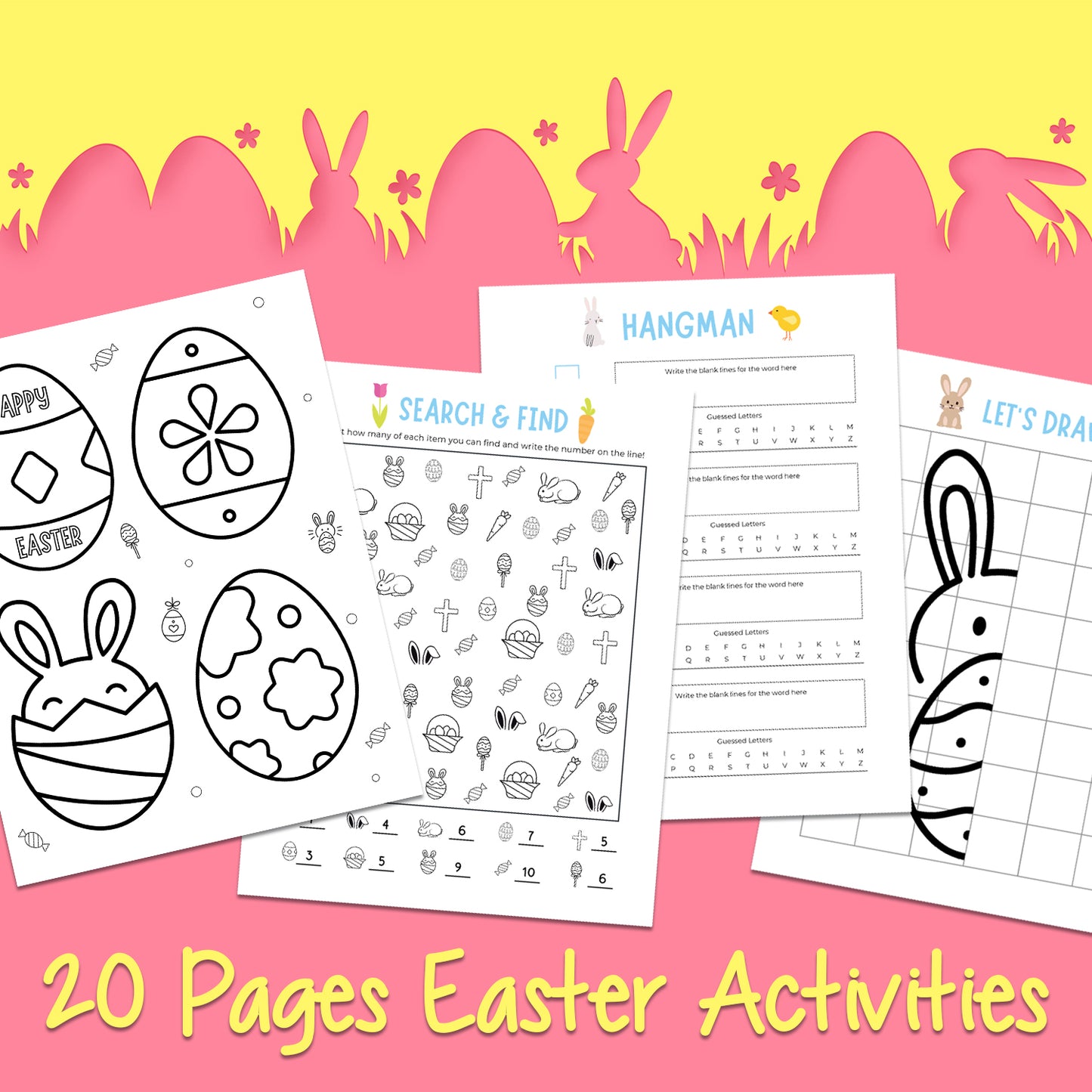 Downloadable Printable Easter Activity for Kids