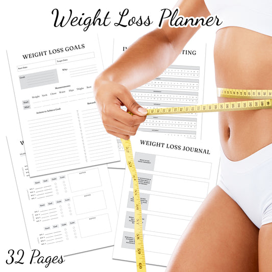 Downloadable Printable Weight Loss Planner